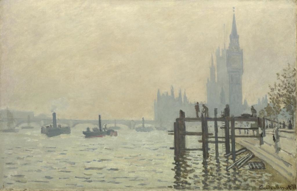 westminster bridge Claude Monet